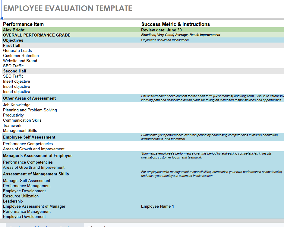 HR & Business Spreadsheet Bundle