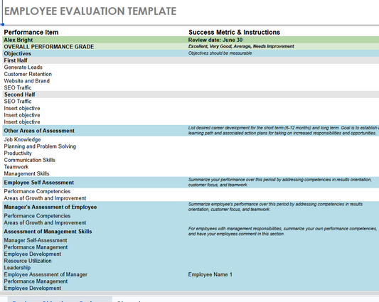 HR & Business Spreadsheet Bundle