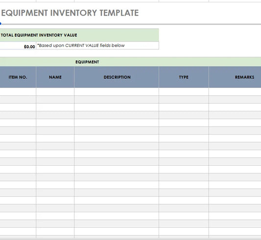 Inventory Spreadsheet Bundle